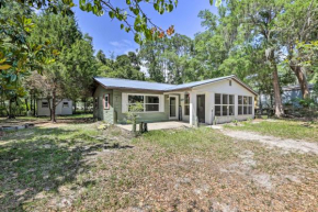 Steinhatchee River House with Boat Ramp Nearby!